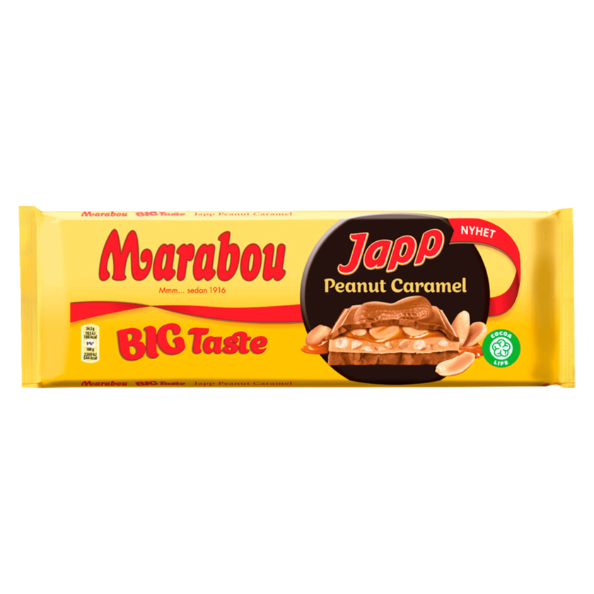 Marabou BIG Taste Japp Peanut Caramel 276g